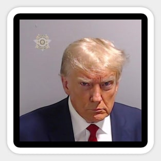 Trump Mugshot Sticker